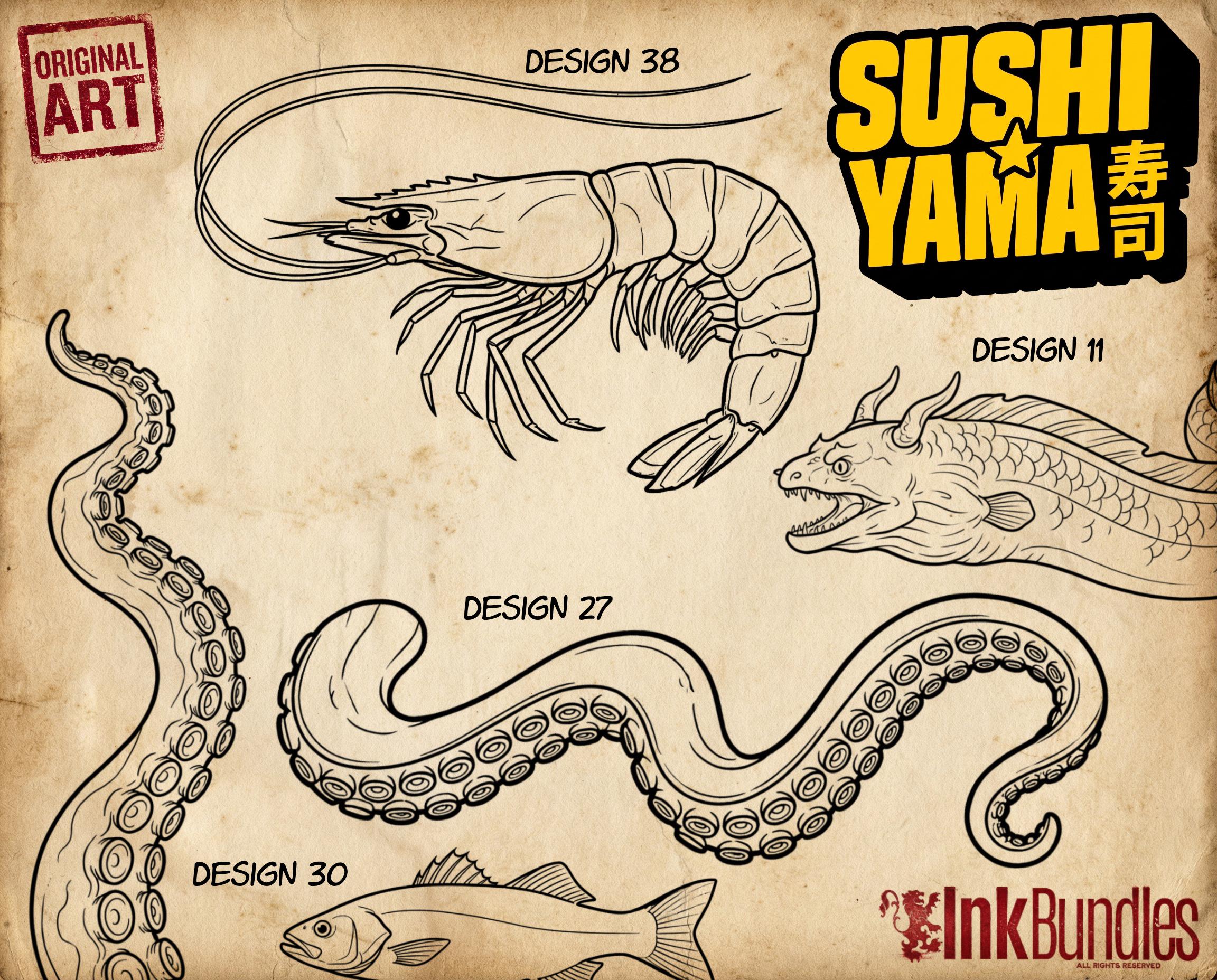 Sushi Yama, Neo-Japanese Flash design kit