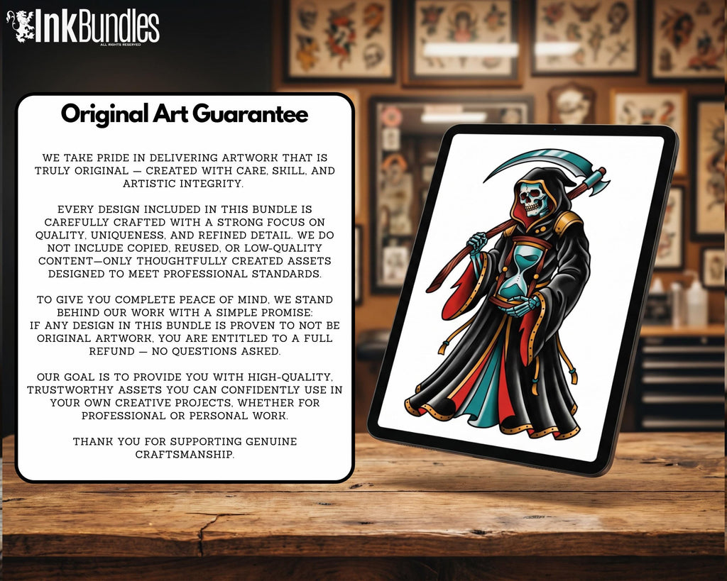 2026 Traditional Tattoo Procreate Stamp Collection
