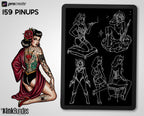 2026 Traditional Tattoo Procreate Stamp Collection