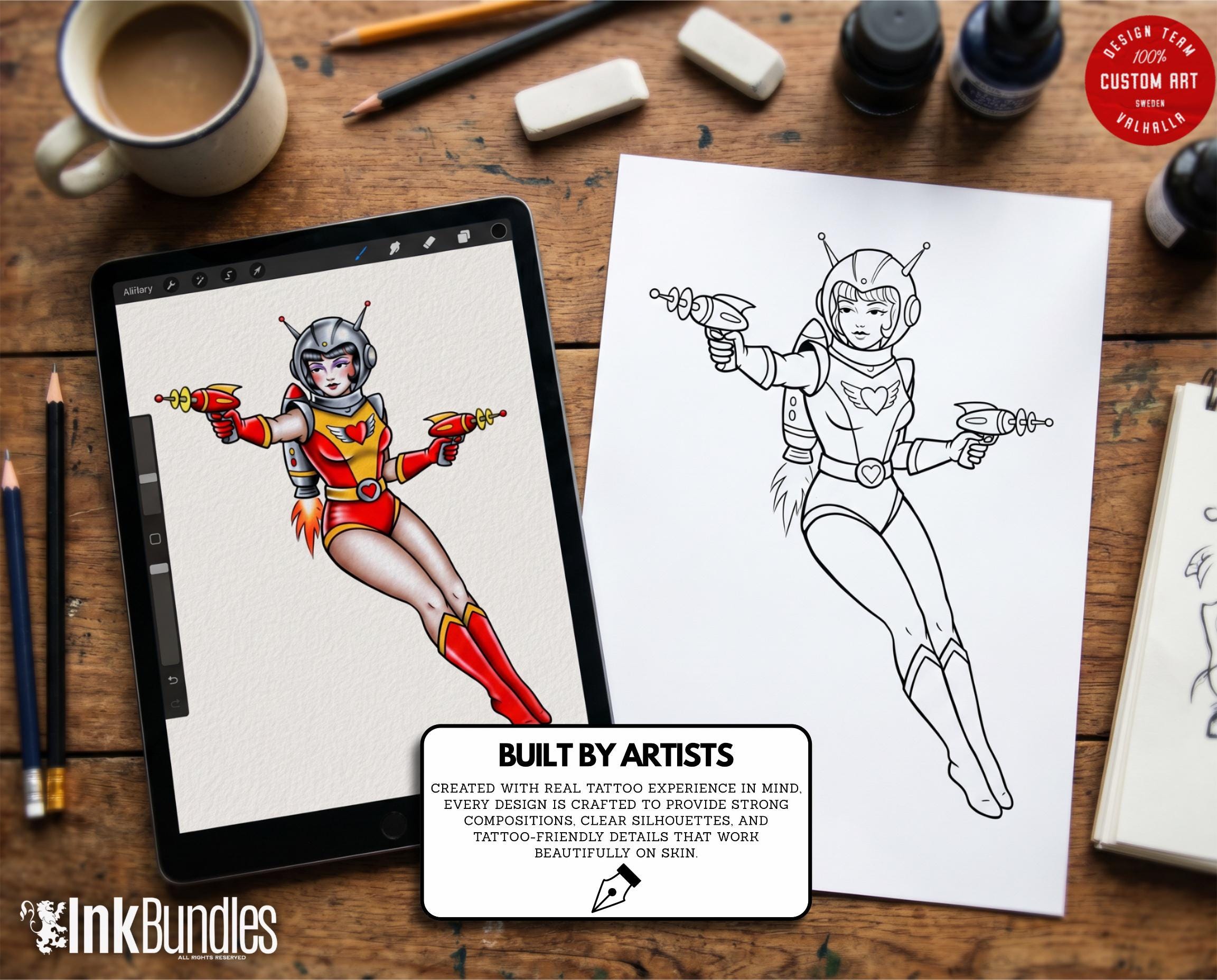 Traditional Pinup design kit