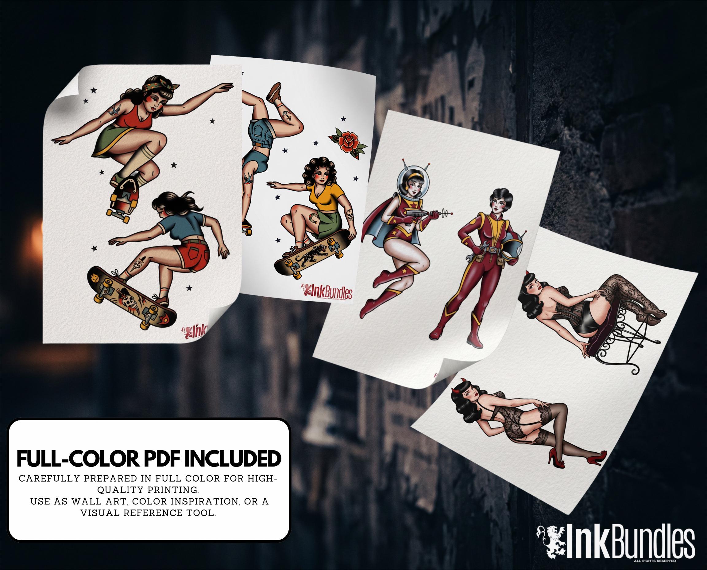 Traditional Pinup design kit