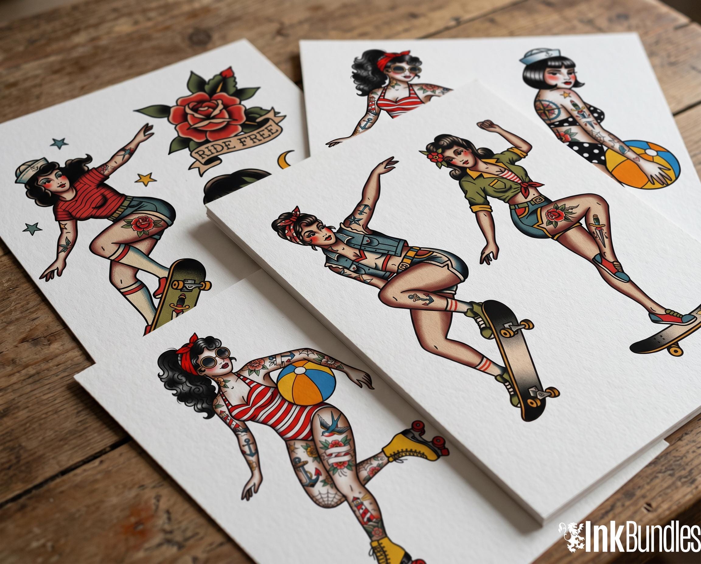 Traditional Pinup design kit