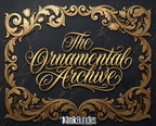 Ornament & Acanthus Tattoo Stencils – 500+ Procreate Stamps