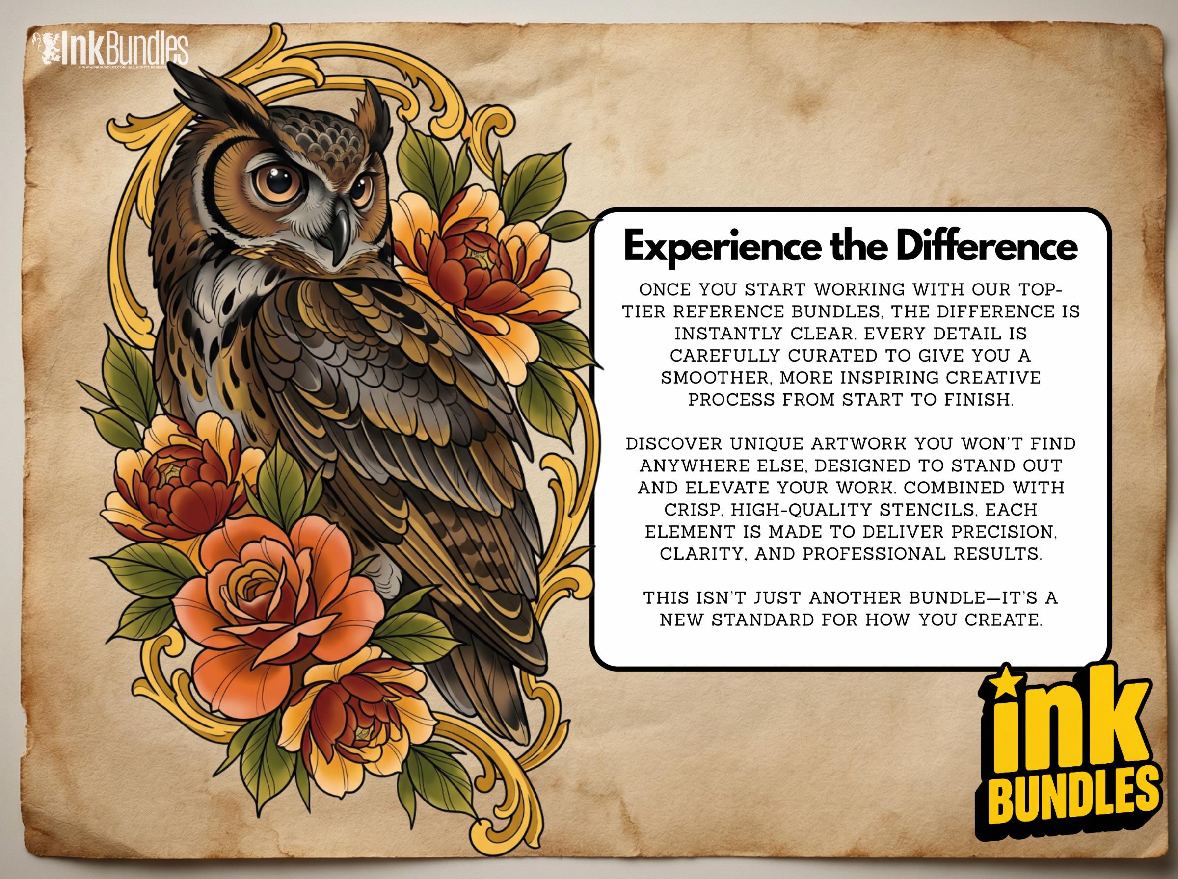 Decorative Frames Tattoo Stencil art – Frame templates & Designs Procreate | PNG | PDF Tattoo References