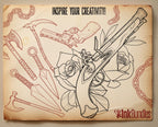 Procreate Tattoo Art Toolkit Bundle - 1,400+ Stamps & Brushes