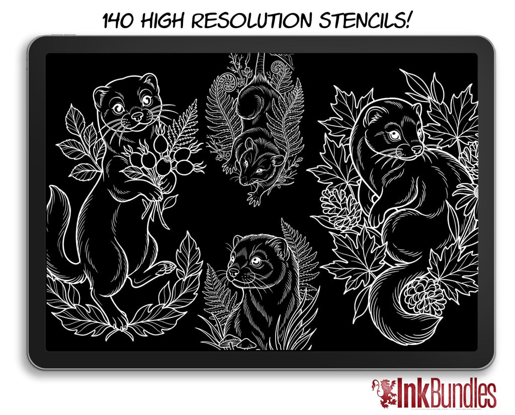 Neo-Traditional Forest Animals / The Enchanted Forest