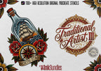 2026 Traditional Tattoo Procreate Stamp Collection