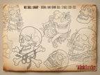 Skull Tattoo Stencils – 150+ Procreate Stamps – preview 2