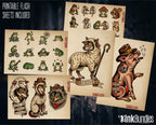 Procreate Barnyard Flash | Old mcflash | unique tattoo stencil collection