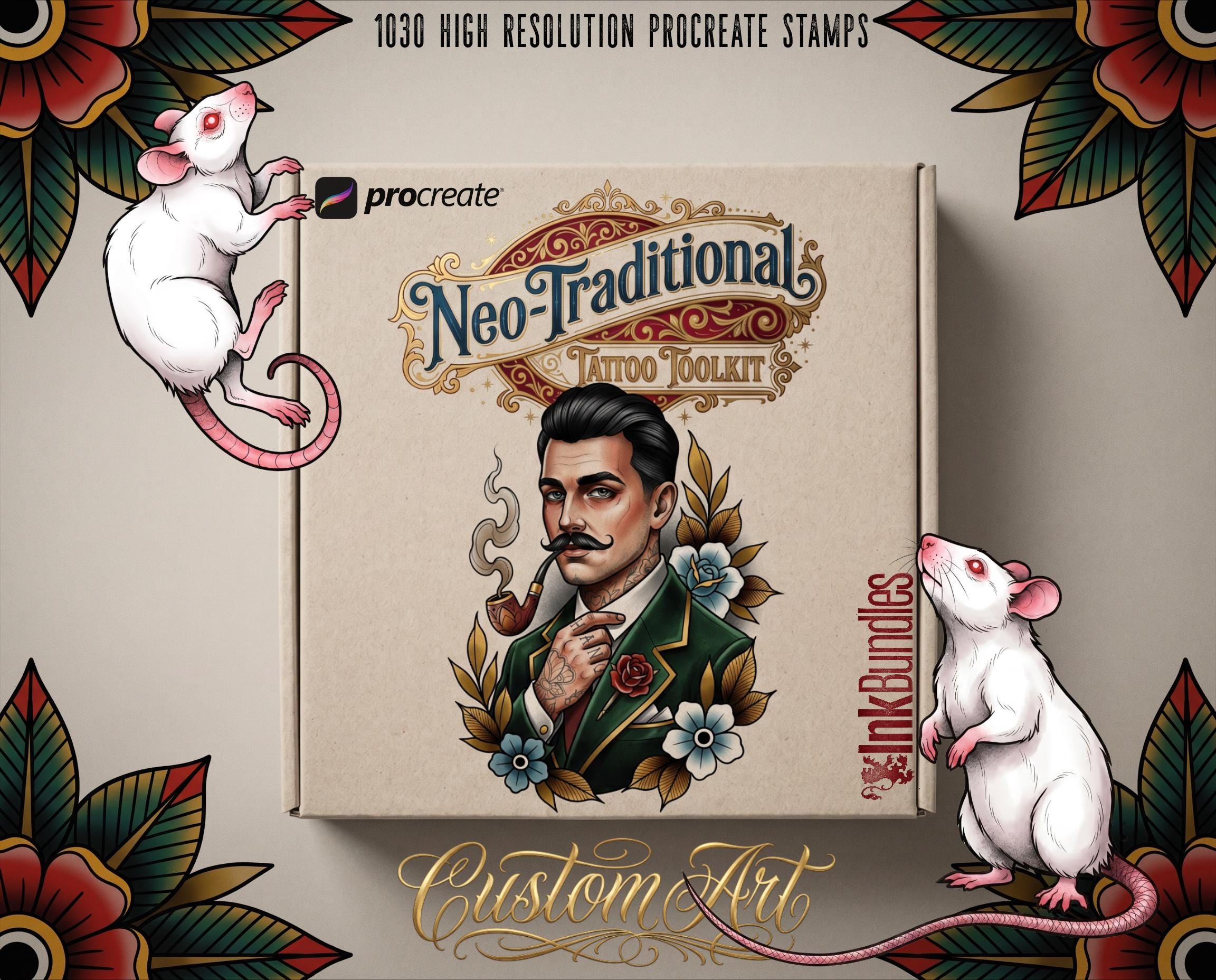 The Tattoo Art Toolkit 2.0 Procreate
