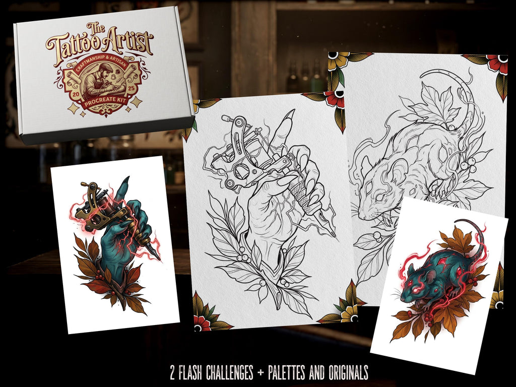 The Tattoo Art Toolkit 2.0 Procreate