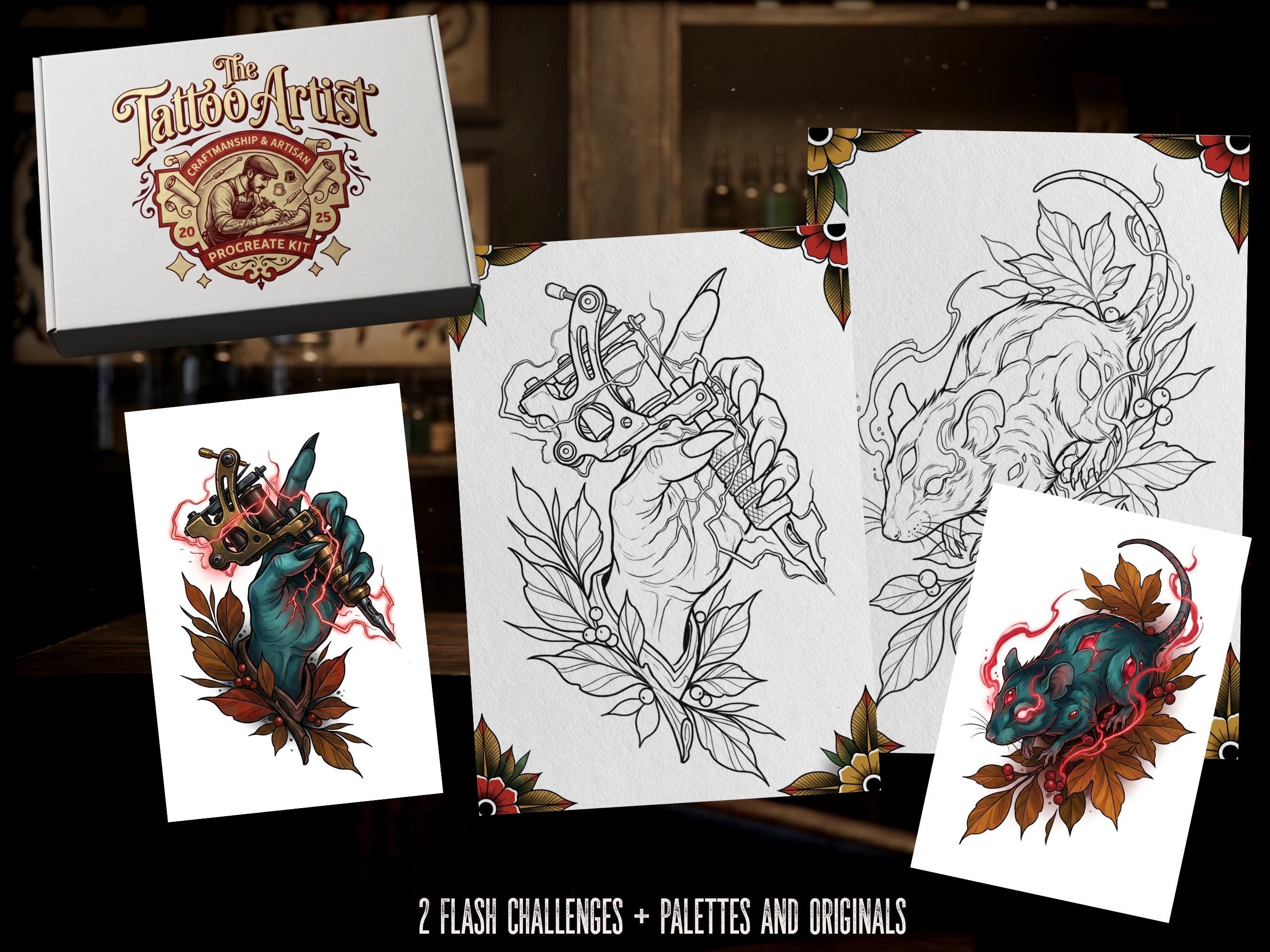 The Tattoo Art Toolkit 2.0 Procreate