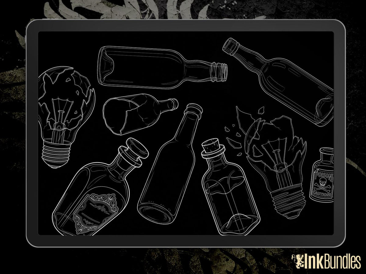 1700+ The Tattoo Art Toolkit 2.0 — Procreate Stencils & References | Neo‑Traditional Semi‑Real Assets