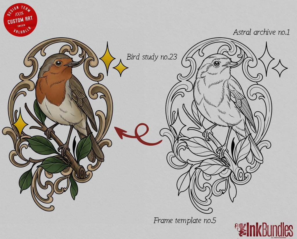 Procreate Tattoo collection 2025 | high resolution stencils | Creative Original Tattoo Stamp Brushes