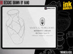 Procreate tattoo art, 35 vases drawn by hand ~ ready made tattoo templates