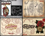 Procreate Tattoo collection 2025 | high resolution stencils | Creative Original Tattoo Stamp Brushes