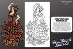 200+ Traditional Tattoo Ladies for Procreate | Old School Flash Stencils, Trad Girls Bundle