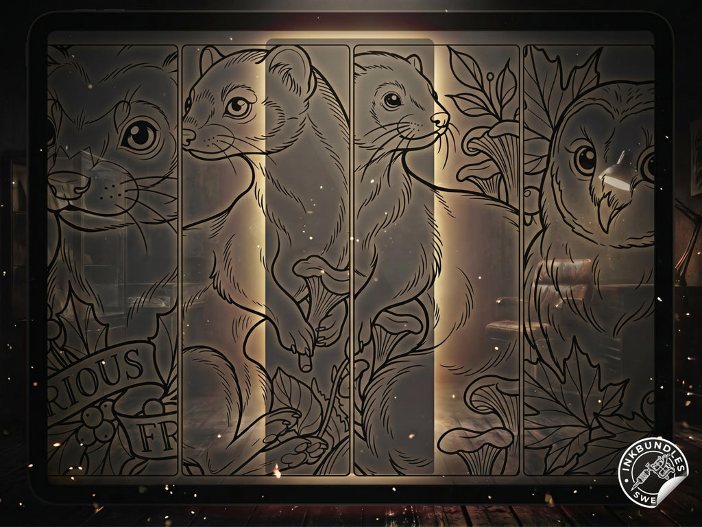 Neo-Traditional Forest Animals / The Enchanted Forest