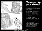 Procreate Bird & Birdcage diy kit | Custom Art | Tattoo references, creative kit,