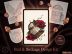 Procreate Bird & Birdcage diy kit | Custom Art | Tattoo references, creative kit,