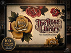 Rose Stencils & Flash work