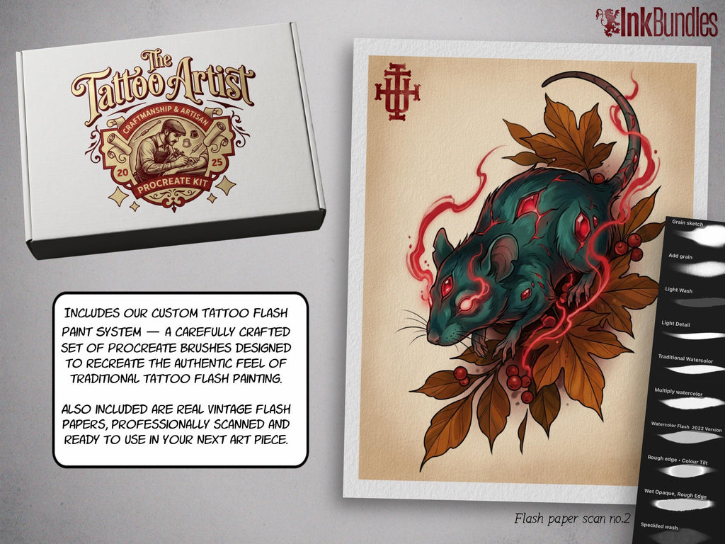 The Tattoo Art Toolkit 2.0 Procreate