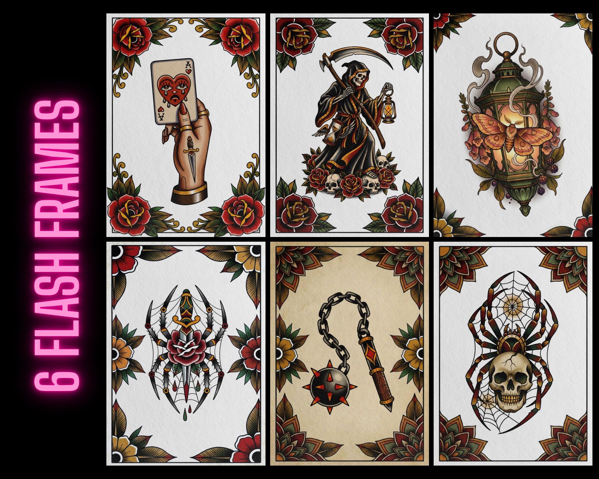 The Tattoo Art Toolkit 2.0 | Neo‑Traditional Semi‑Real Assets