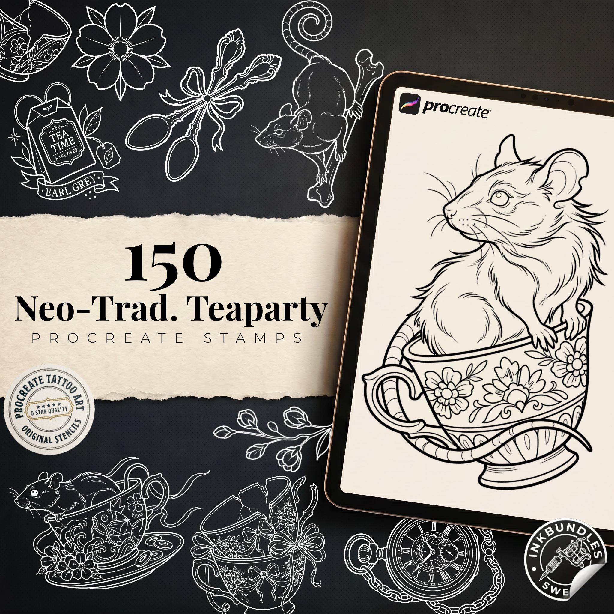 Aristocrats Garden Neo Traditional Tattoo Bundle