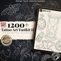 The Tattoo Art Toolkit 2.0 | Neo‑Traditional Semi‑Real Assets