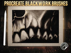 Dynamic blackwork shaders for Procreate