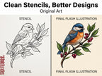 Neo Traditional Birds