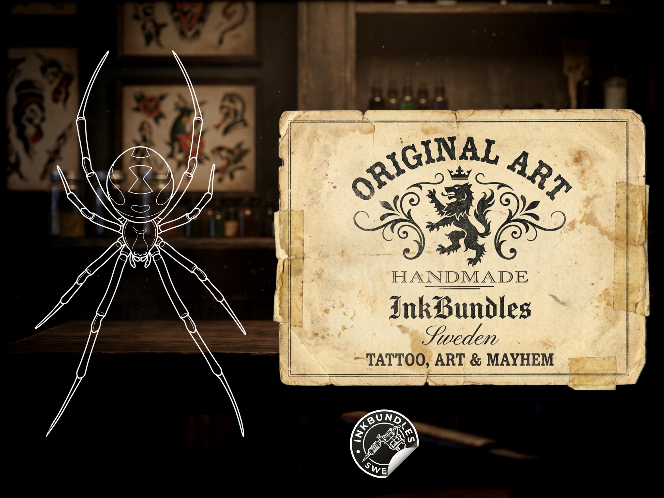 Procreate Spiders, Neo-Traditional / Semi-Realistic - 45 Custom Stencils