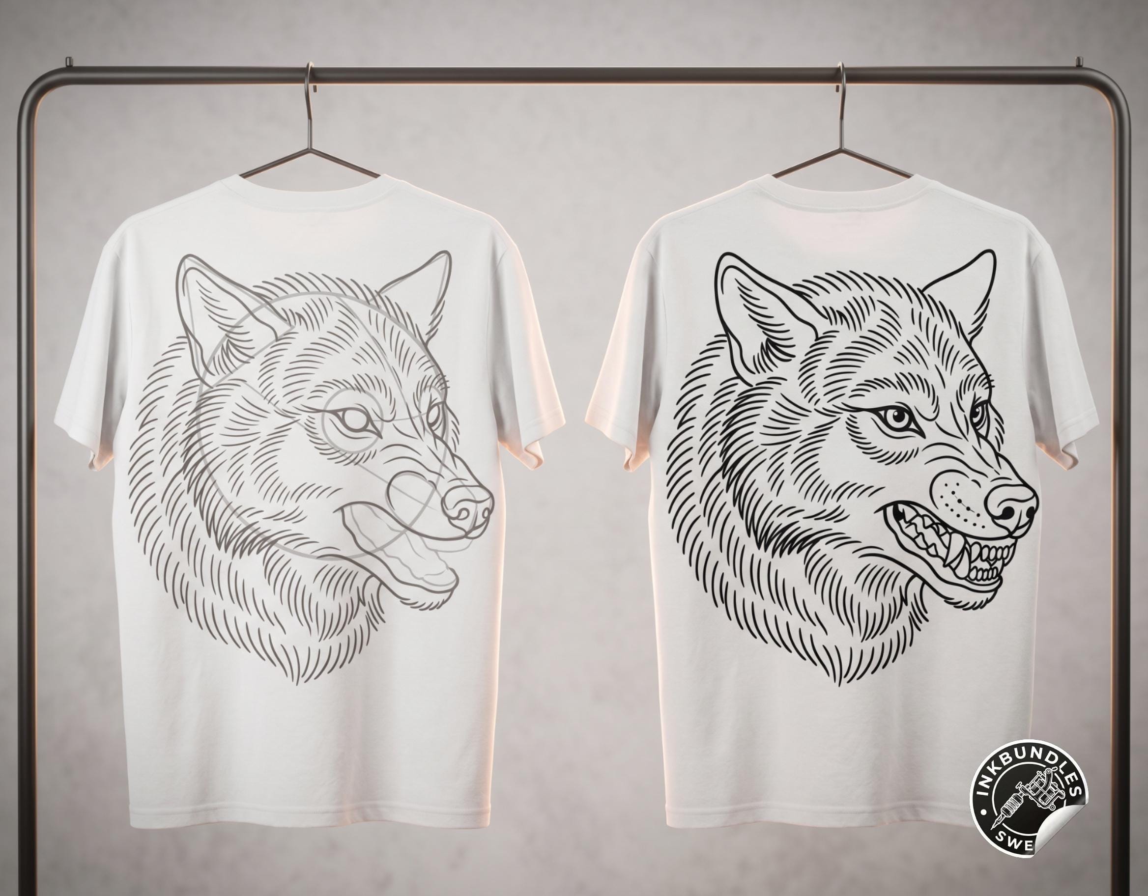 Traditional Guidelines, Animal Heads / 75 Old school templates / References / Tattoo essentials