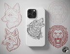 Traditional Guidelines, Animal Heads / 75 Old school templates / References / Tattoo essentials