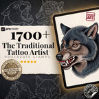 Traditional Tattoo Toolkit – Procreate Stamps & Brushes