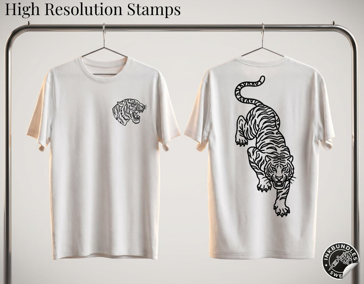 Traditional Tattoo Toolkit – Procreate Stamps & Brushes