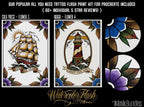 Traditional Tattoo Toolkit for Procreate, Build Your Own Designs, American Traditional Flash Brush Set