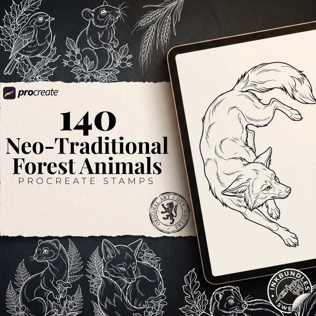 Neo-Traditional Forest Animals / The Enchanted Forest