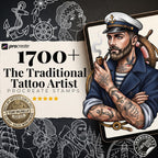 Traditional Tattoo Toolkit for Procreate, Build Your Own Designs, American Traditional Flash Brush Set