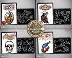 2026 Traditional Tattoo Procreate Stamp Collection