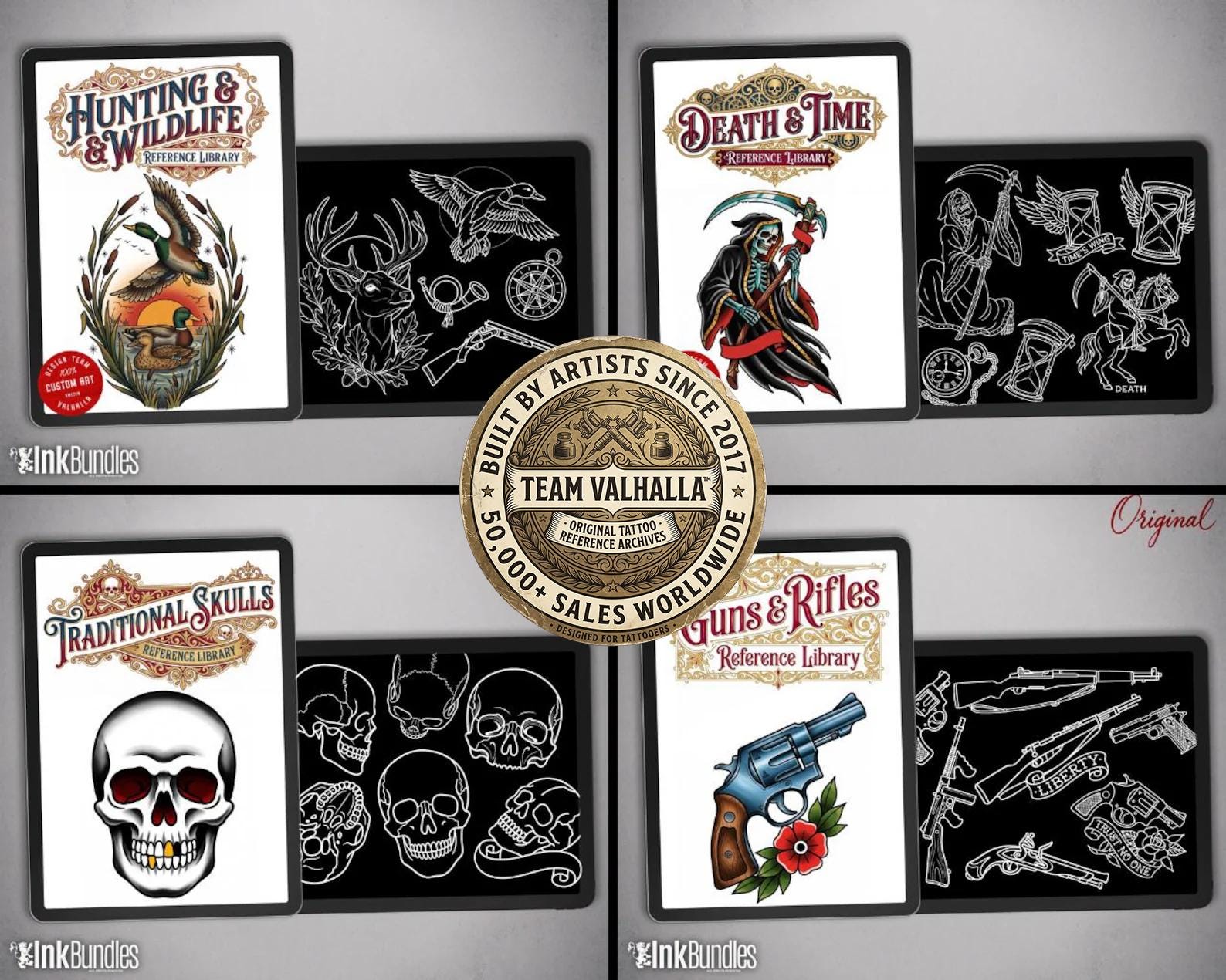 2026 Traditional Tattoo Procreate Stamp Collection