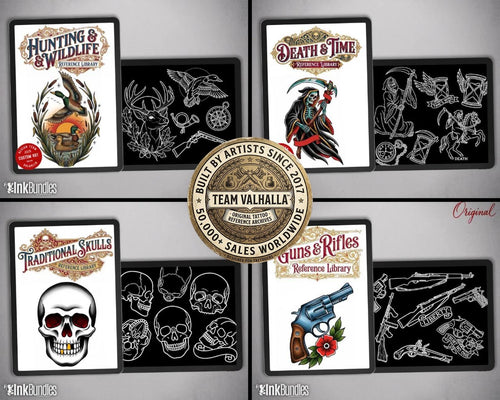 2026 Traditional Tattoo Procreate Stamp Collection
