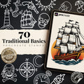 Procreate 70 Traditional Basics | Procreate Brushset | direct download | DTV Sweden Basics