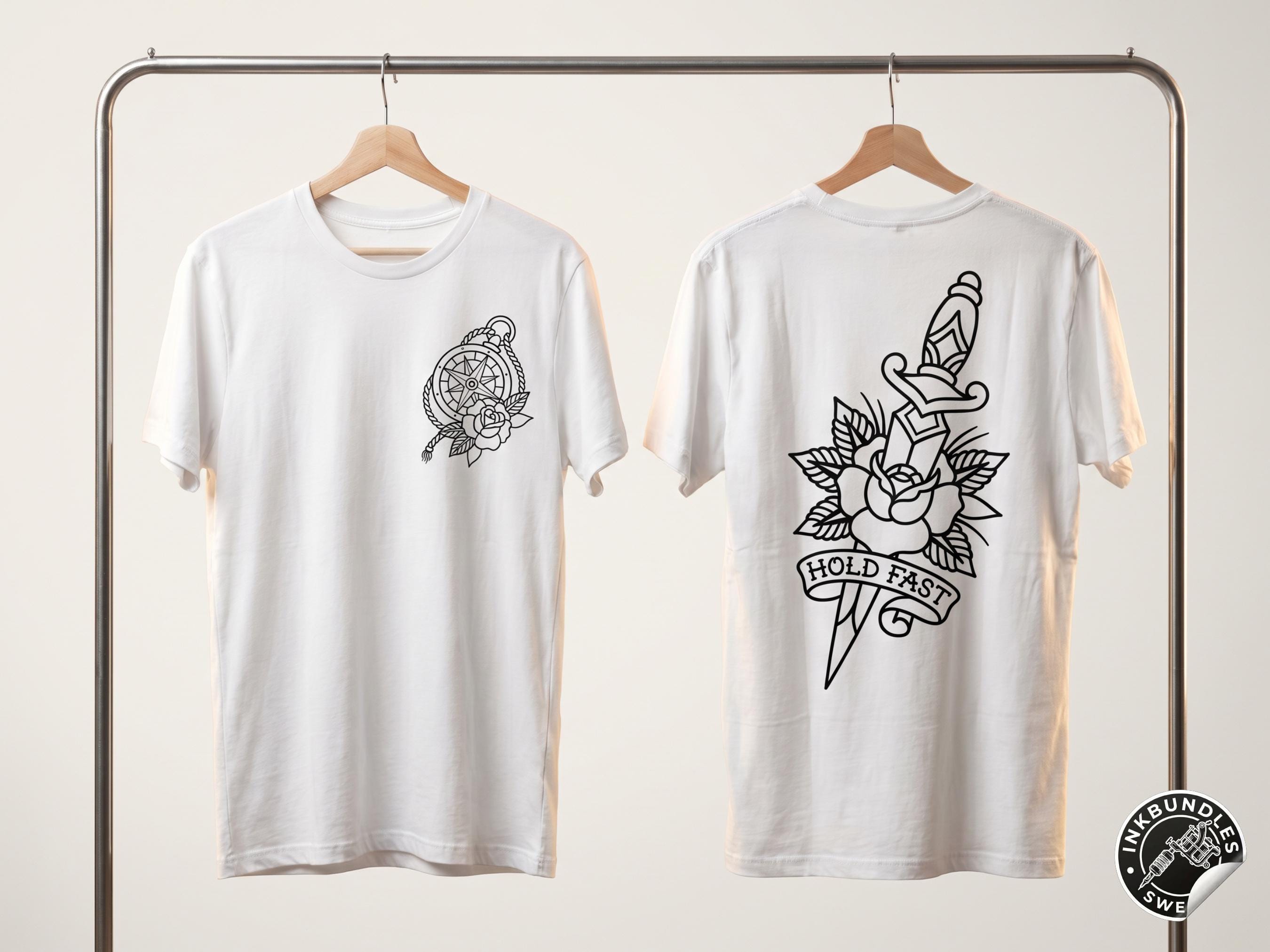 Procreate, Ship Ahoy! 100+ tattos, outlined tattoo ideas, hand drawn art