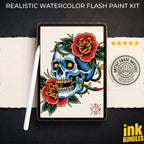 Traditional Tattoo Toolkit for Procreate, Build Your Own Designs, American Traditional Flash Brush Set