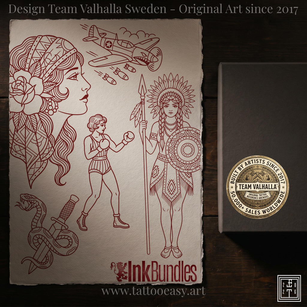 Traditional vol.4 150 designs, Custom stencil designs for Procreate, Old school stamp brushes, digital download