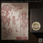 Traditional vol.4 150 designs, Custom stencil designs for Procreate, Old school stamp brushes, digital download