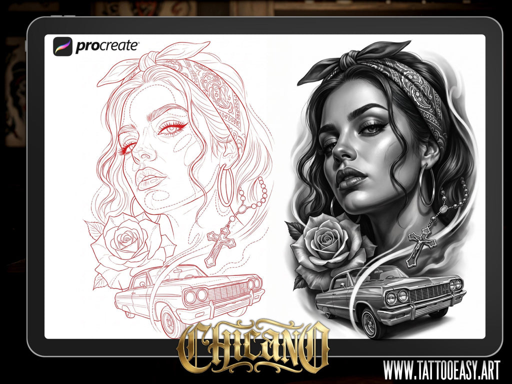 1000+ Chicano Tattoo Design Kit