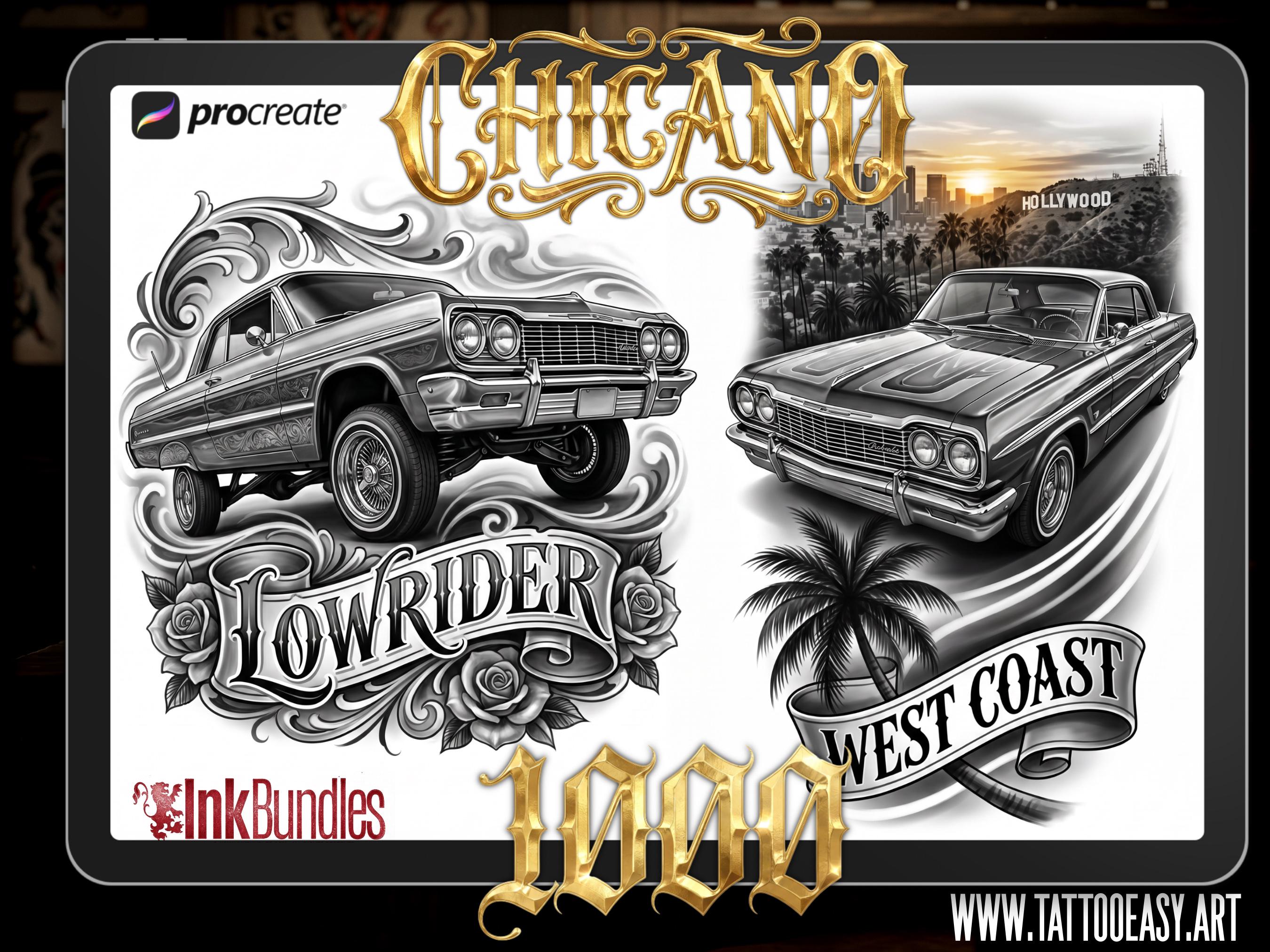 1000+ Chicano Tattoo Design Kit