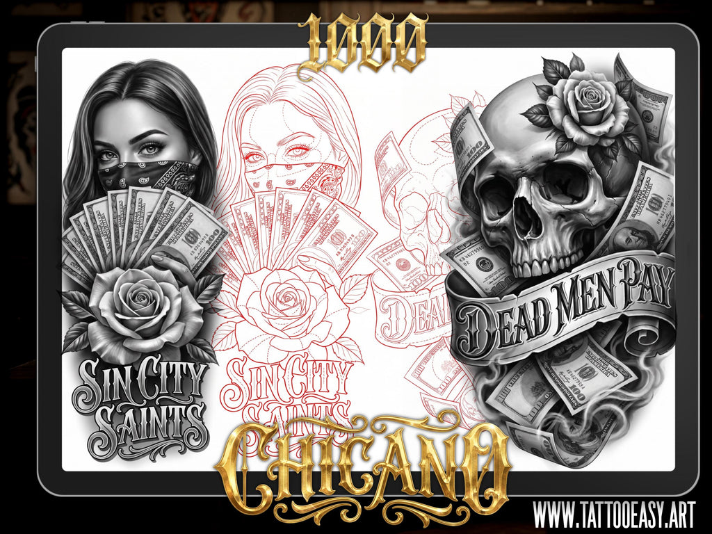 1000+ Chicano Tattoo Design Kit